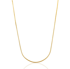Simple 18K Gold Filled Snake Necklace - Kate Gates Jewelry