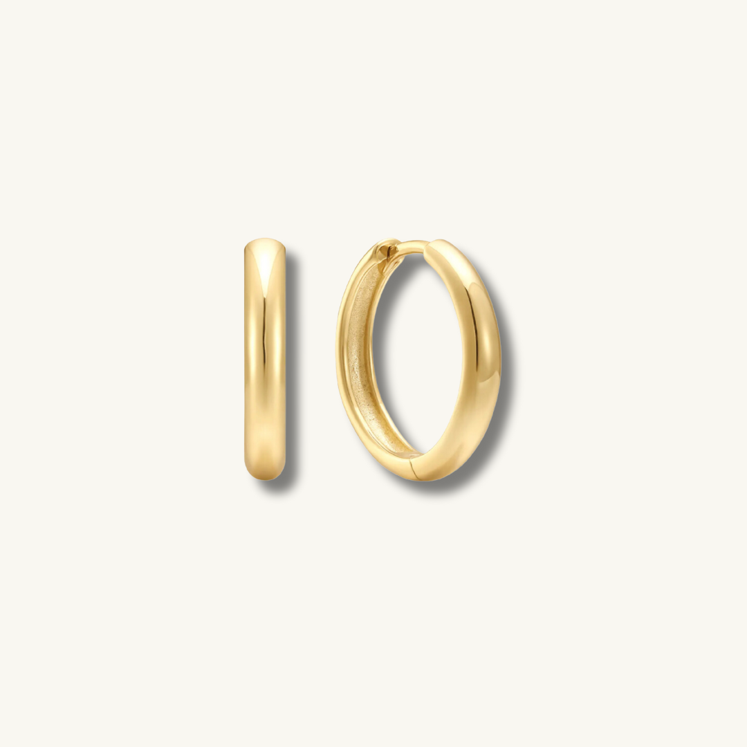 14k gold hoops