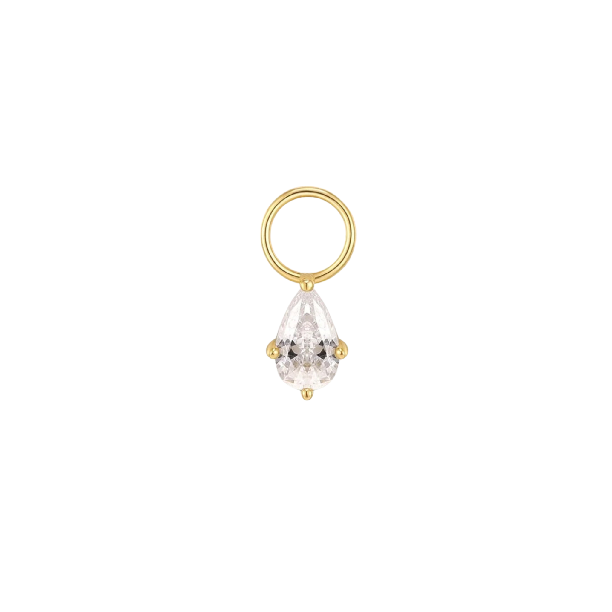 teardrop earring charms