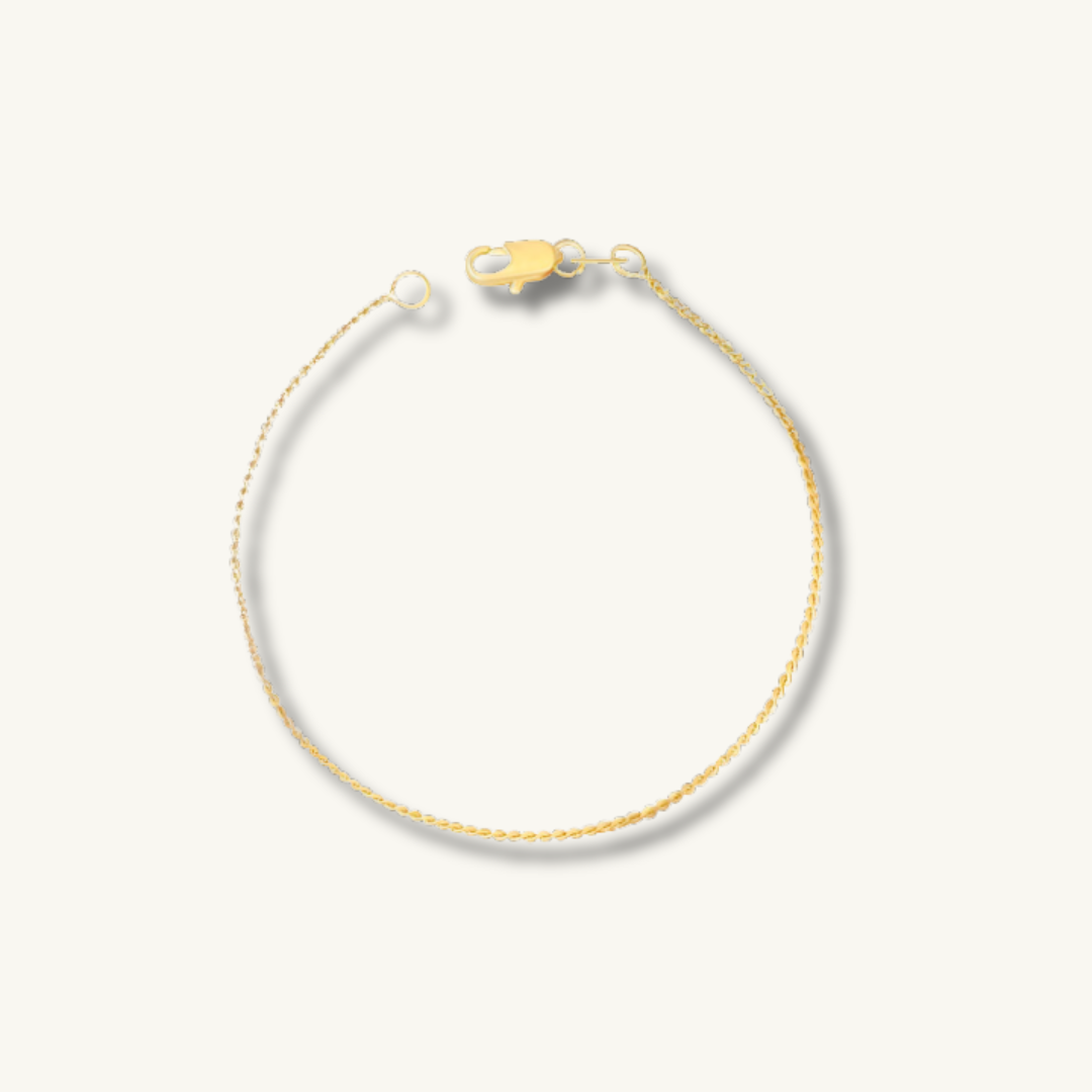 dainty gold tarnish free bracelet