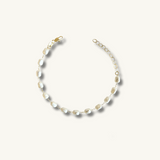 Gold Baroque Pearl Bracelet