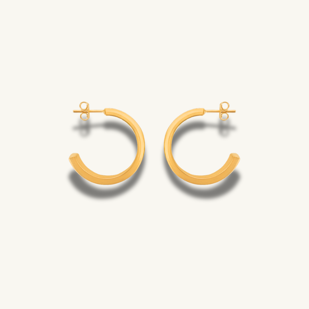 18k Gold Filled Hoops