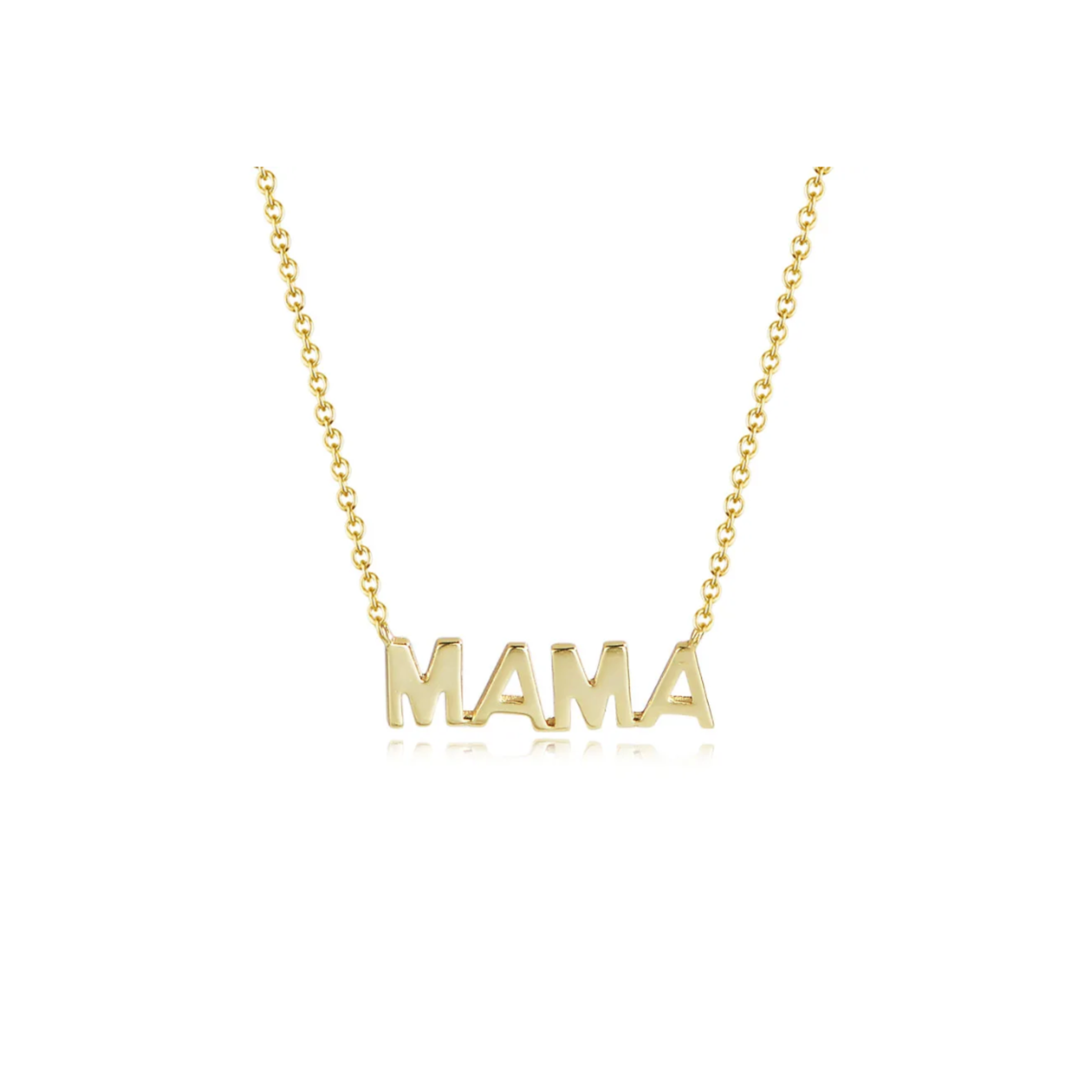 Mama Gold Necklace Kate Gates Jewelry