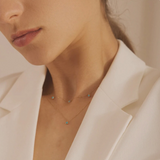 Gold Turquoise Pendant Necklace Kate Gates Jewelry