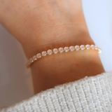 Blush Pink Tennis Bracelet