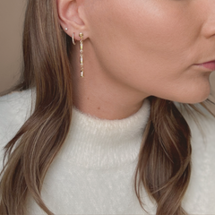 Ella Opal Drop Earrings Kate Gates Jewelry