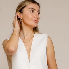 Jewel J Hoop Earrings Kate Gates Jewelry