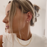 Hannah Heart Stud Earrings Kate Gates Jewelry