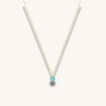 gold turquoise necklace