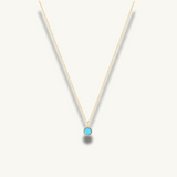 gold turquoise necklace