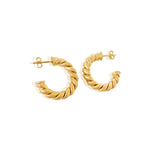 McKenzie Croissant Hoops Kate Gates Jewelry