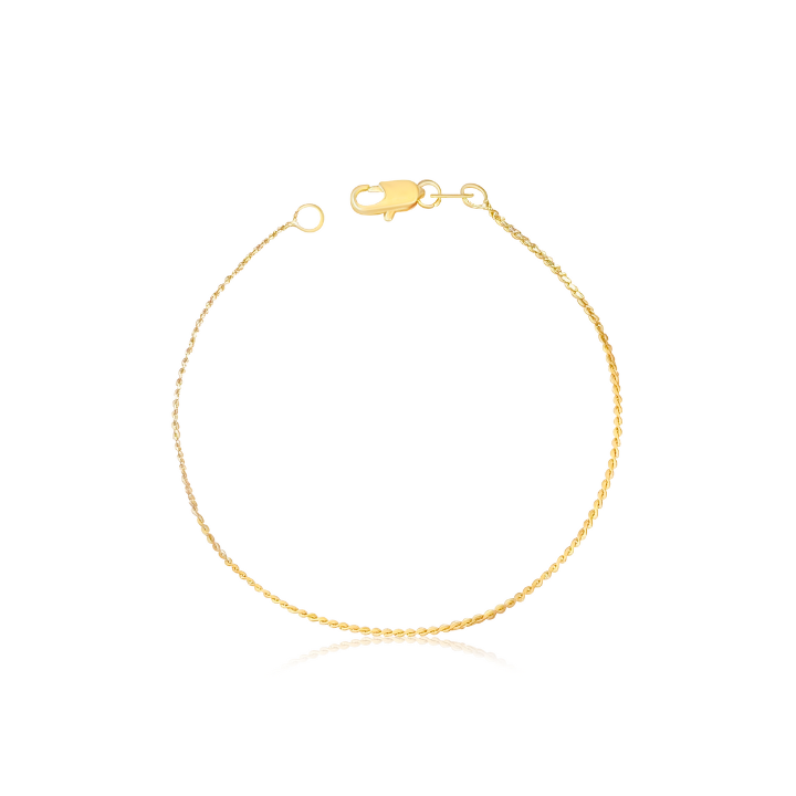 Madeline 18k Dainty Gold Bracelet Kate Gates Jewelry
