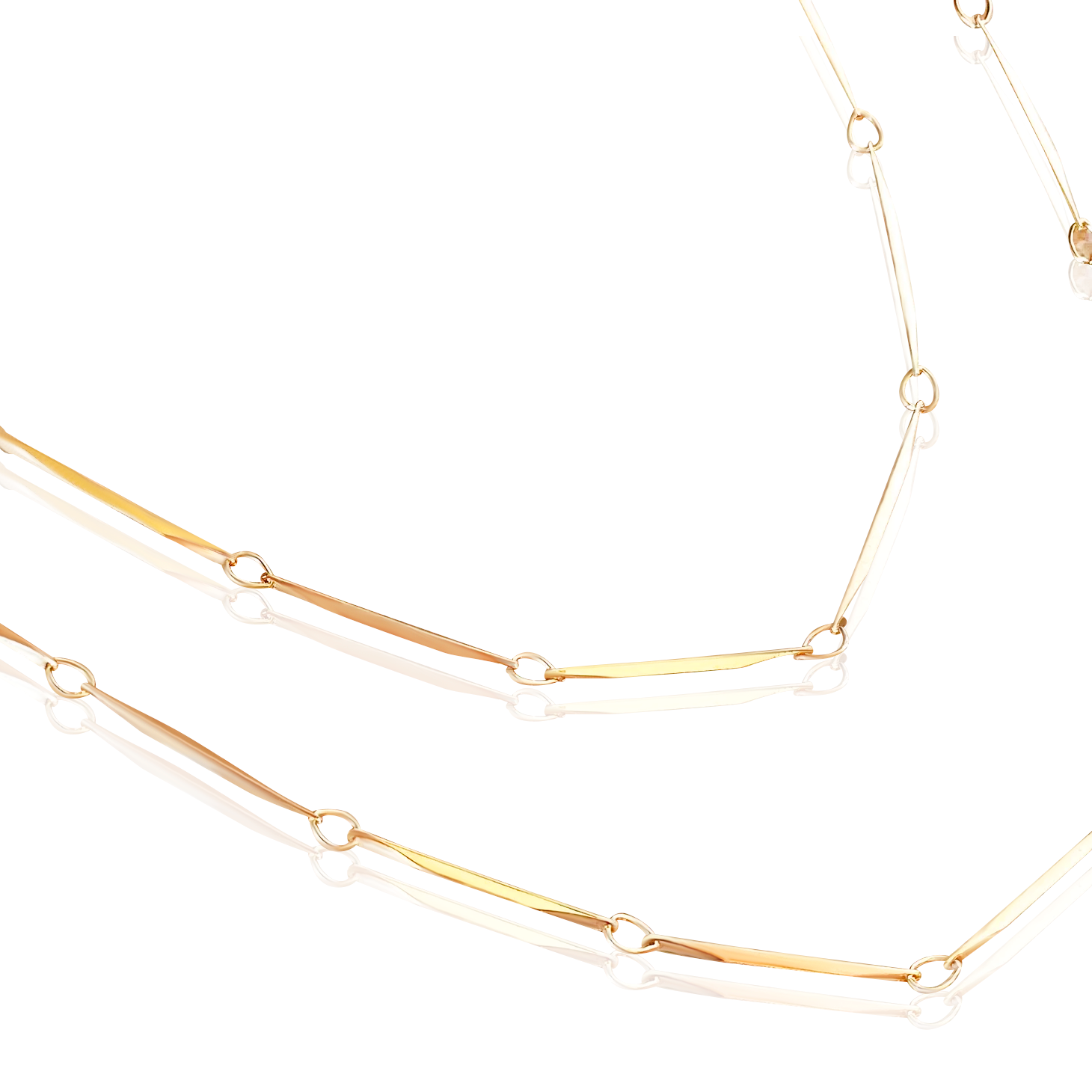 Serenity 18K Gold Filled Skinny Necklace - Kate Gates Jewelry