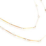 Serenity 18K Gold Filled Skinny Necklace - Kate Gates Jewelry