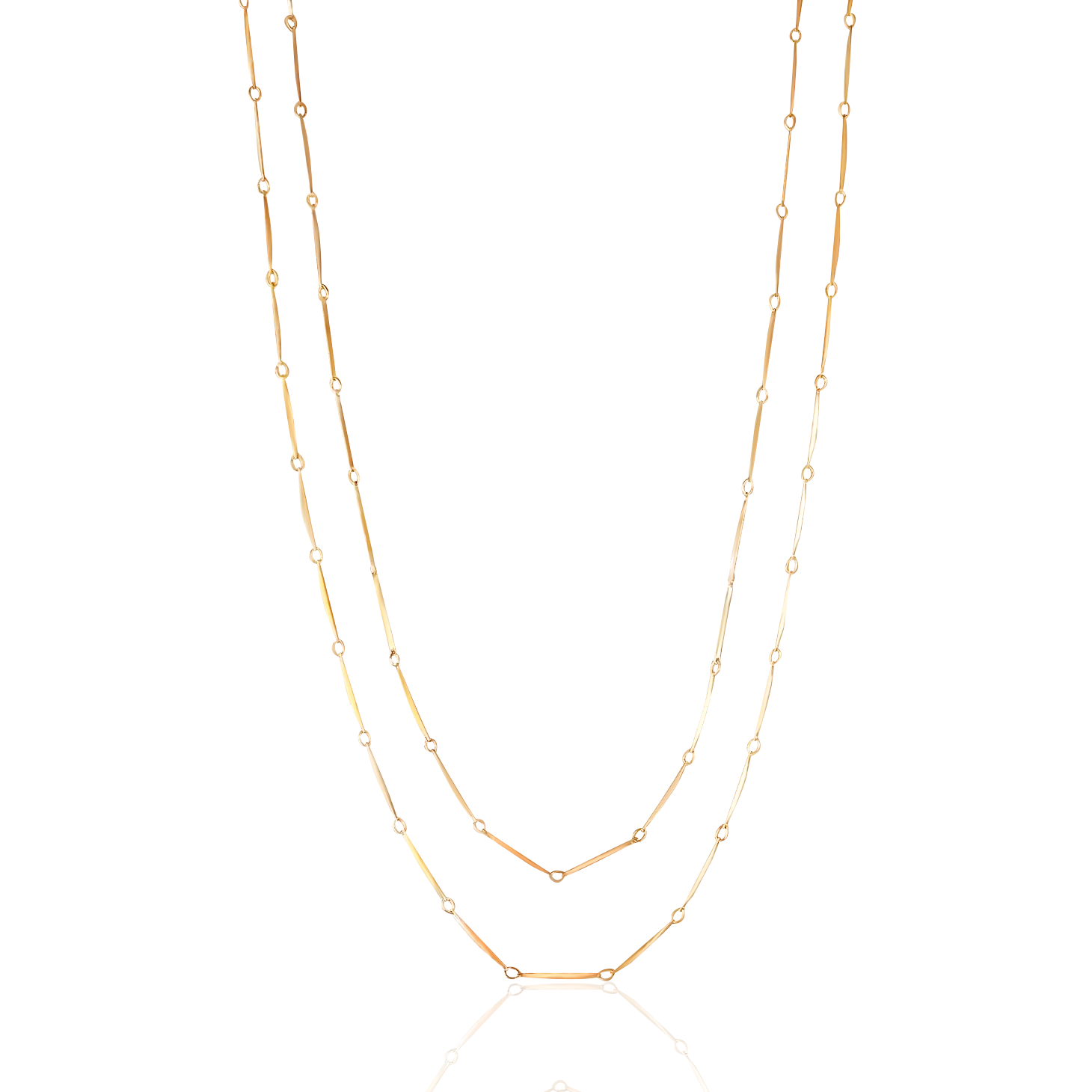 Serenity 18K Gold Filled Skinny Necklace - Kate Gates Jewelry