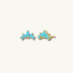 turquoise stud earrings