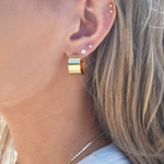 Catalina Half Hoop Earrings Kate Gates Jewelry