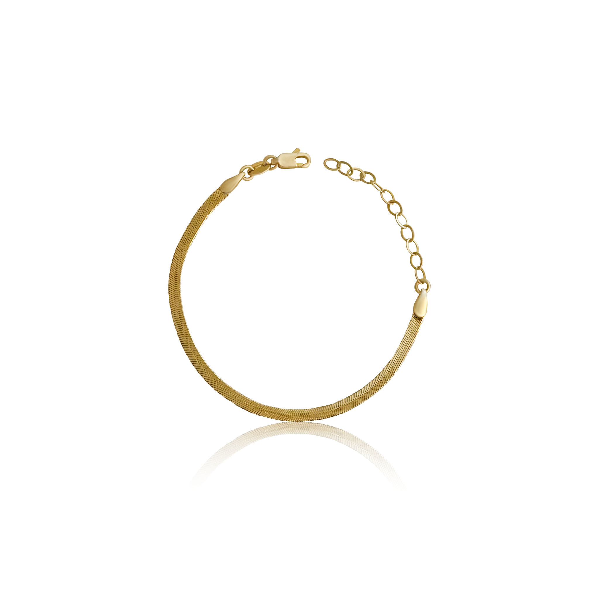 Haven Herringbone Bracelet Kate Gates Jewelry