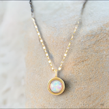 14k Solid Gold Opal Necklace Kate Gates Jewelry