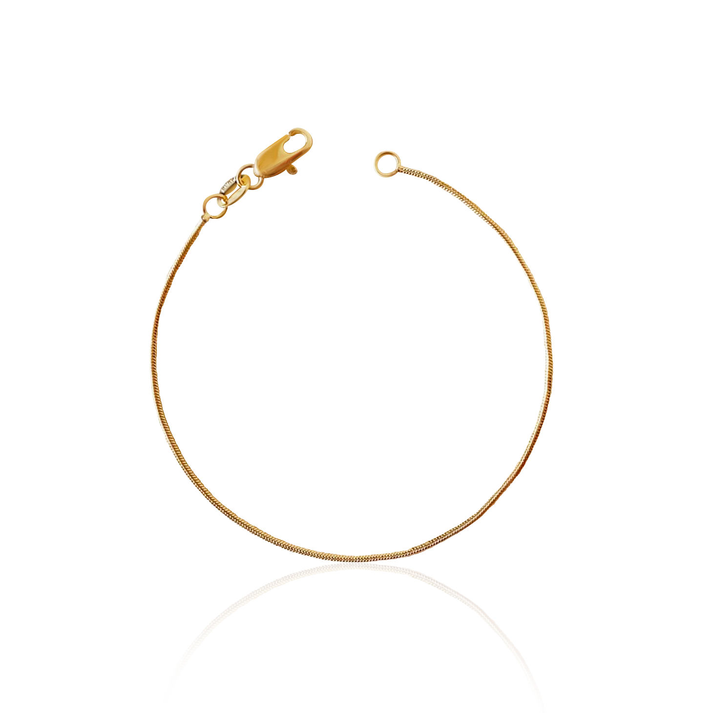 Simply Snake Bracelet 18K Gold Filled - Kate Gates Jewelry