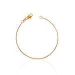 Simply Snake Bracelet 18K Gold Filled - Kate Gates Jewelry