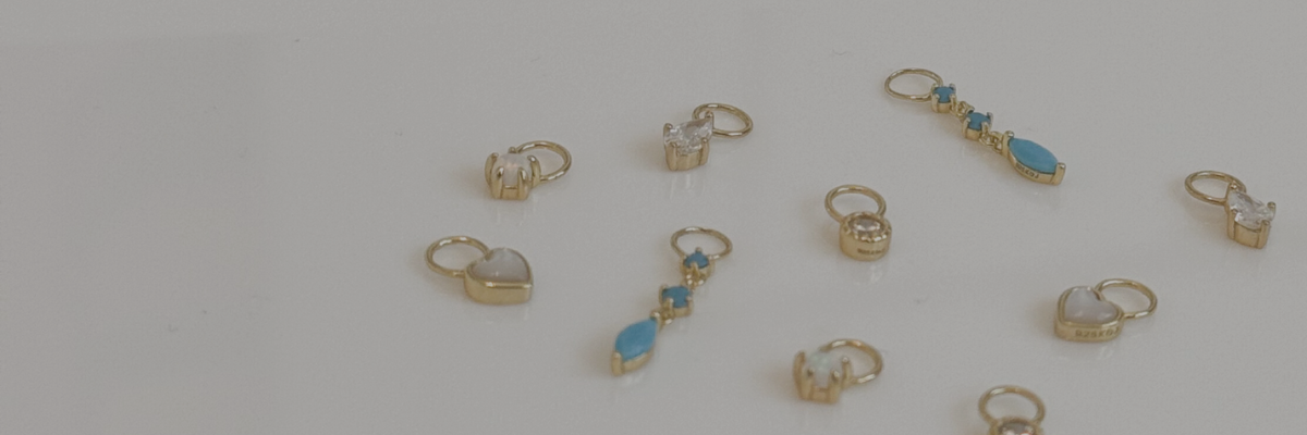 Gold Earring Charms