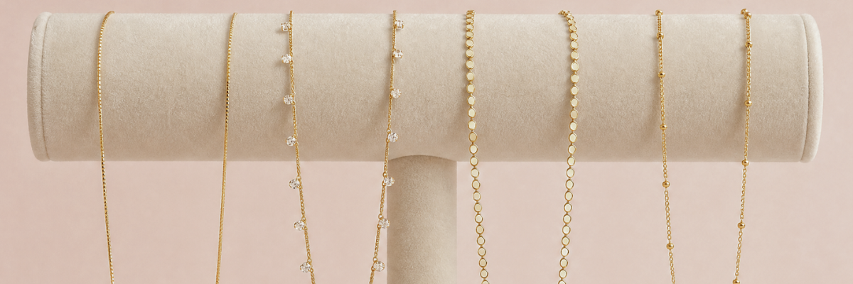 gold necklaces