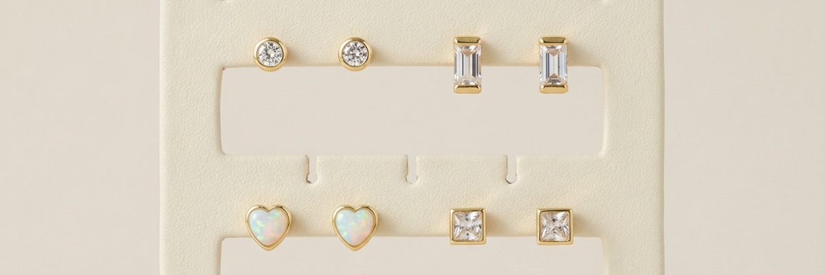 gold earrings for women