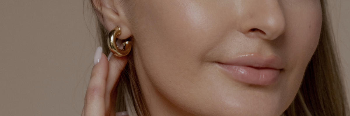 18k gold filled earrings