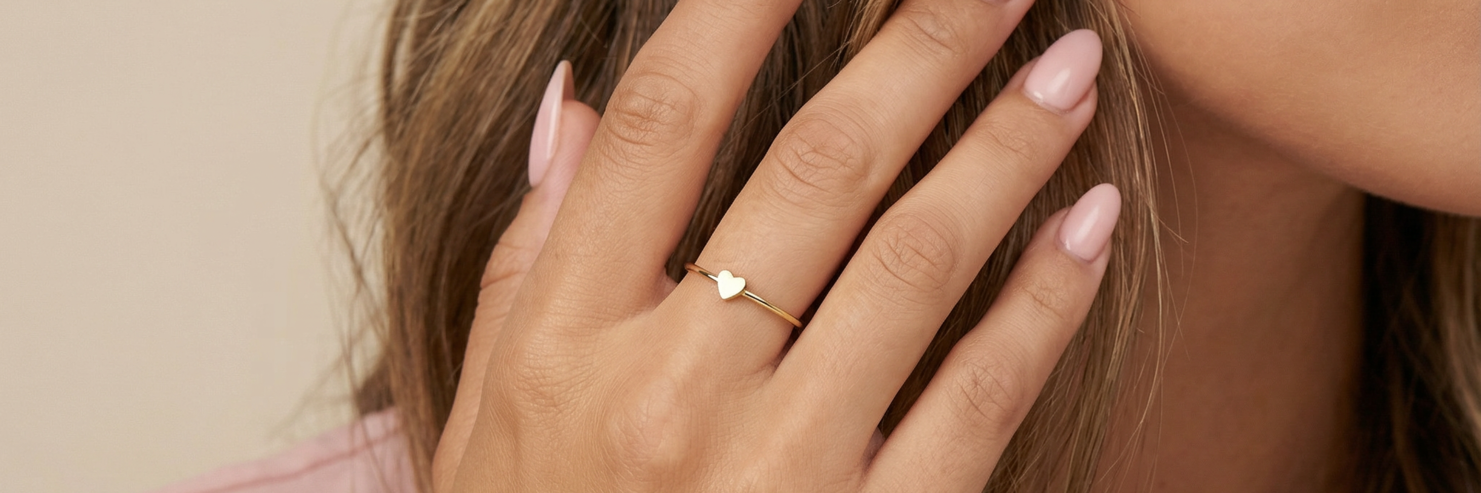 Minimalist Jewelry worn by a women