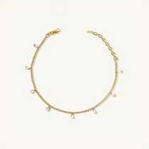 Gold Charm Anklet Kate Gates Jewelry