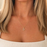 Kate CZ Heart Charm Necklace