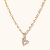 Kate CZ Heart Charm Necklace