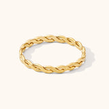 Gold Braided Ring