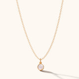 14k gold filled mother of pearl pendant necklace