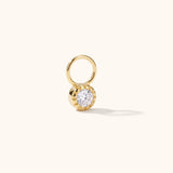CZ Solitaire Earring Charm
