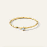 dainty opal ring