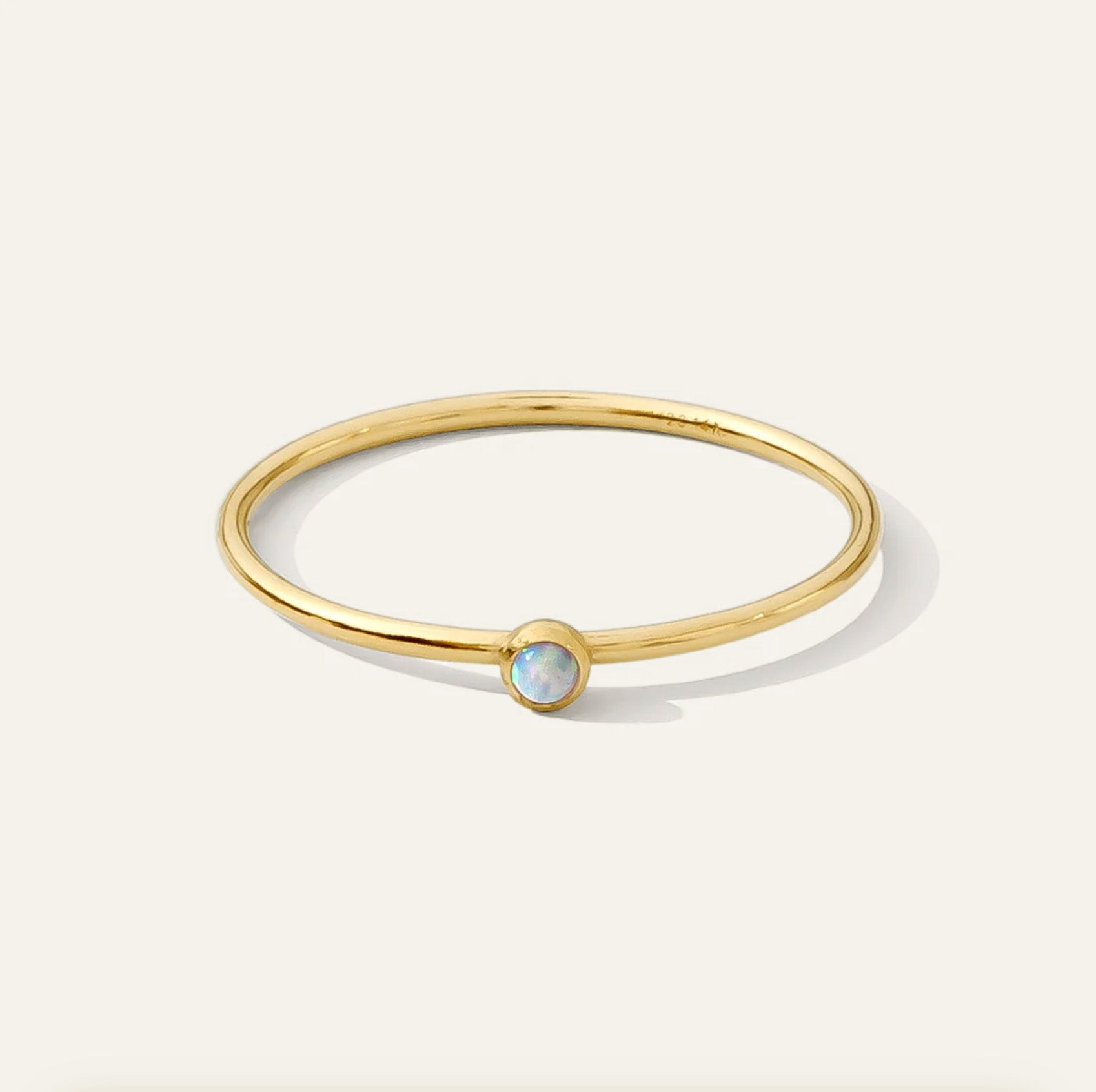 dainty opal ring