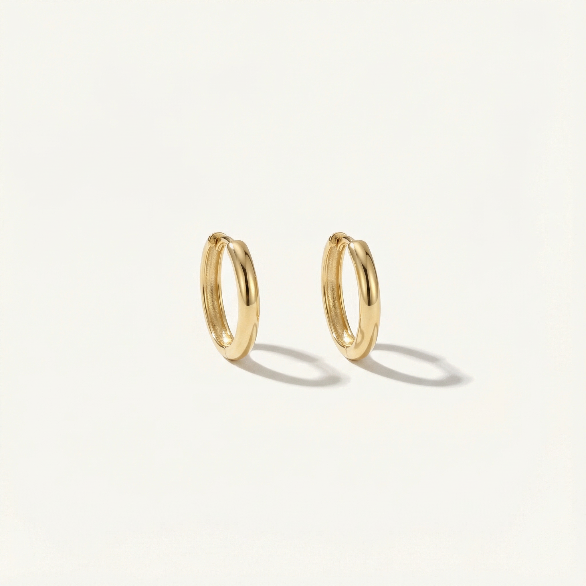14k Gold Hoops