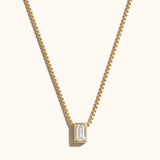 Mini Baguette Necklace