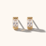 Britt Baguette Cubic Zirconia Studs