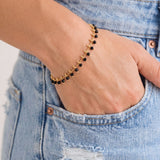 Layla Black Beaded Bracelet