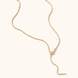 Aurelia Adjustable Box Chain Necklace