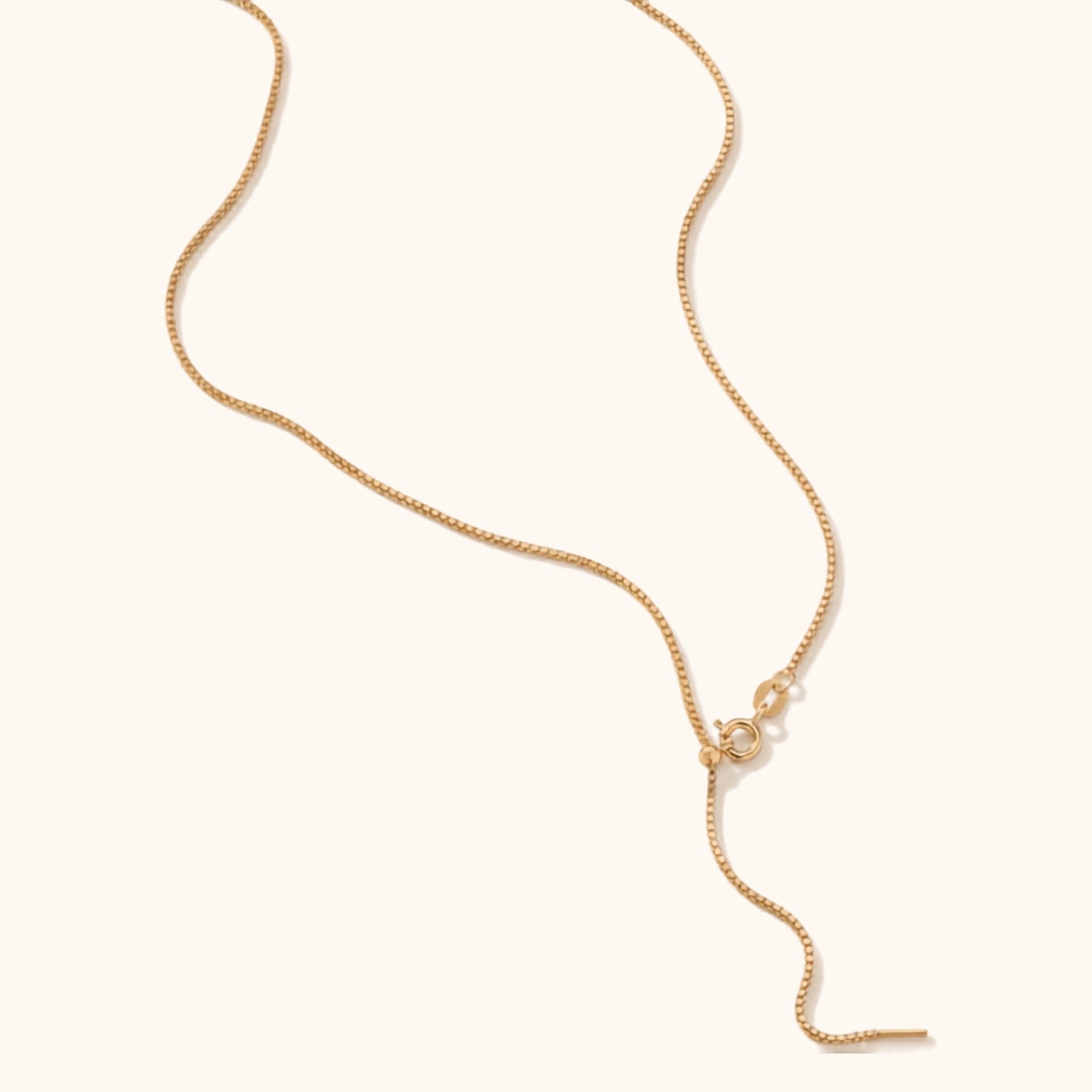 Aurelia Adjustable Box Chain Necklace