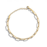 Peyton Gold Paperclip Anklet