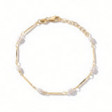 Isla Gold Pearl Bracelet