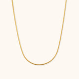 Simply Gold Snake Necklace