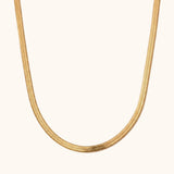Haven Gold Herringbone Necklace
