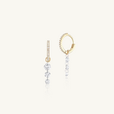 gold drop earrings