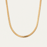 Haven Gold Herringbone Necklace